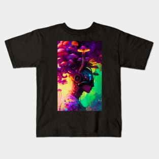 Abstract Another World Alien Kids T-Shirt